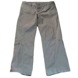 Athleta bluish gray cargo hiking pants size 14